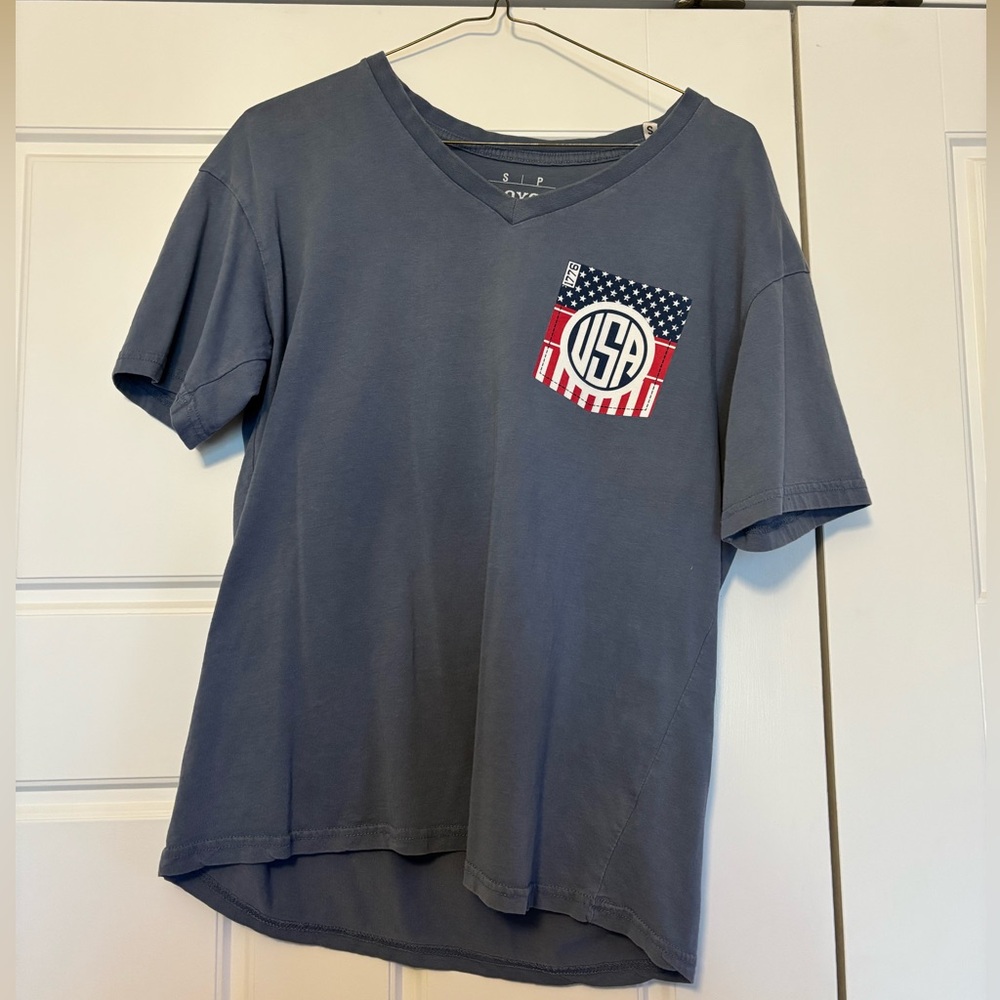 Blue Women’s Patriotic T-Shirt